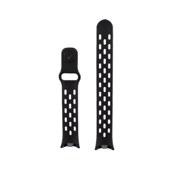 VOLTE-TEL VT154 ΛΟΥΡΑΚΙ ΡΟΛΟΓΙΟΥ ΣΙΛΙΚΟΝΗΣ XIAOMI SMART BAND 8/SMART BAND 9/SMART BAND 10 BLACK