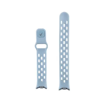 VOLTE-TEL VT154 ΛΟΥΡΑΚΙ ΡΟΛΟΓΙΟΥ ΣΙΛΙΚΟΝΗΣ XIAOMI SMART BAND 8/SMART BAND 9/SMART BAND 10 LIGHT BLUE