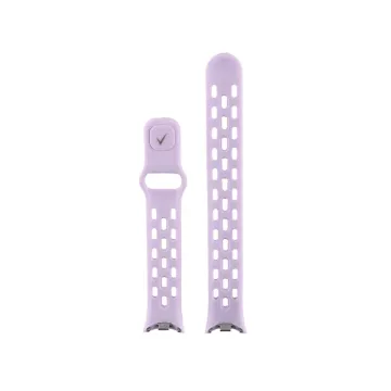 VOLTE-TEL VT154 ΛΟΥΡΑΚΙ ΡΟΛΟΓΙΟΥ ΣΙΛΙΚΟΝΗΣ XIAOMI SMART BAND 8/SMART BAND 9/SMART BAND 10 PURPLE