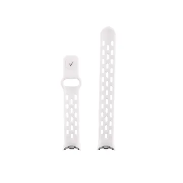 VOLTE-TEL VT154 ΛΟΥΡΑΚΙ ΡΟΛΟΓΙΟΥ ΣΙΛΙΚΟΝΗΣ XIAOMI SMART BAND 8/SMART BAND 9/SMART BAND 10 WHITE