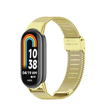VOLTE-TEL VT155 ΛΟΥΡΑΚΙ ΡΟΛΟΓΙΟΥ ΜΕΤΑΛΛΙΚΟ XIAOMI SMART BAND 8/SMART BAND 9/SMART BAND 10 MILAN GOLD