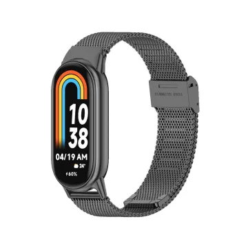 VOLTE-TEL VT155 ΛΟΥΡΑΚΙ ΡΟΛΟΓΙΟΥ ΜΕΤΑΛΛΙΚΟ XIAOMI SMART BAND 8/SMART BAND 9/SMART BAND 10 MILAN GRAPHITE