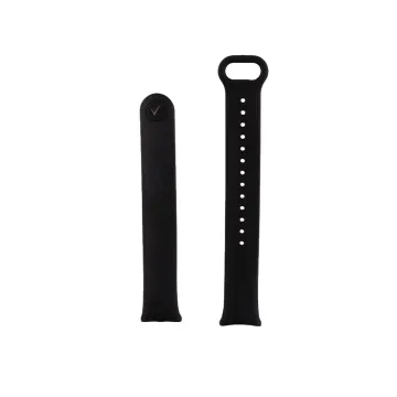 VOLTE-TEL VT152 ΛΟΥΡΑΚΙ ΡΟΛΟΓΙΟΥ ΣΙΛΙΚΟΝΗΣ XIAOMI SMART BAND 8/SMART BAND 9/SMART BAND 10 BLACK