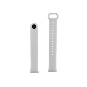 VOLTE-TEL VT152 ΛΟΥΡΑΚΙ ΡΟΛΟΓΙΟΥ ΣΙΛΙΚΟΝΗΣ XIAOMI SMART BAND 8/SMART BAND 9/SMART BAND 10 WHITE