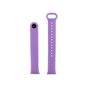 VOLTE-TEL VT152 ΛΟΥΡΑΚΙ ΡΟΛΟΓΙΟΥ ΣΙΛΙΚΟΝΗΣ XIAOMI SMART BAND 8/SMART BAND 9/SMART BAND 10 PURPLE