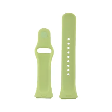 VOLTE-TEL VT138 ΛΟΥΡΑΚΙ ΡΟΛΟΓΙΟΥ ΣΙΛΙΚΟΝΗΣ XIAOMI REDMI WATCH 3 LITE/WATCH 3 YOUTH YELLOW GREEN