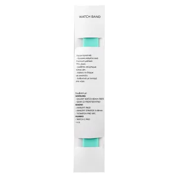 VOLTE-TEL ΛΟΥΡΑΚΙ ΡΟΛΟΓΙΟΥ ΣΙΛΙΚΟΝΗΣ UNIVERSAL 18mm AQUA BLUE