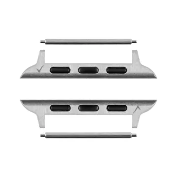 VOLTE-TEL ΜΕΝΤΕΣΕΣ-ΑΝΤΑΠΤΟΡΑΣ ΓΙΑ APPLE WATCH 38/40/41/42mm/WATCH 2/WATCH 3 22mm SILVER