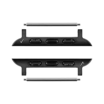 VOLTE-TEL ΜΕΝΤΕΣΕΣ-ΑΝΤΑΠΤΟΡΑΣ ΓΙΑ APPLE WATCH 42/44/45/46/49mm/WATCH 2/WATCH 3 22mm BLACK