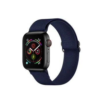 VOLTE-TEL VT101 ΛΟΥΡΑΚΙ ΡΟΛΟΓΙΟΥ ΣΥΜΒΑΤΟ ΜΕ APPLE WATCH 38/40/41/42mm ELASTIC BRAIDED NYLON DARK BLUE