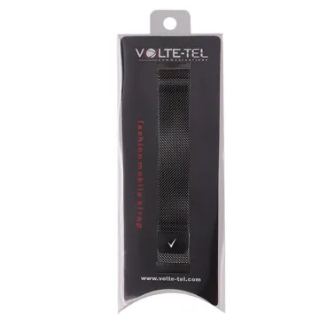 VOLTE-TEL ΛΟΥΡΑΚΙ ΡΟΛΟΓΙΟΥ ΜΕΤΑΛΛΙΚΟ UNIVERSAL 20mm MILAN BLACK
