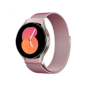 VOLTE-TEL ΛΟΥΡΑΚΙ ΡΟΛΟΓΙΟΥ ΜΕΤΑΛΛΙΚΟ SAMSUNG WATCH 6/6 CLASSIC/5/5 PRO/4/4 CLASSIC/3 MILAN PINK