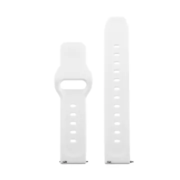 VOLTE-TEL VT116 ΛΟΥΡΑΚΙ ΡΟΛΟΓΙΟΥ ΣΙΛΙΚΟΝΗΣ RUGGED SPORT UNIVERSAL 20mm (SAMSUNG WATCH 6/5/4) WHITE