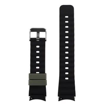 VOLTE-TEL VT117 ΛΟΥΡΑΚΙ ΡΟΛΟΓΙΟΥ ΣΙΛΙΚΟΝΗΣ SPORT SAMSUNG WATCH 6/6 CLASSIC/5/5 PRO/4/4 CLASSIC/3 KHAKI-BLACK