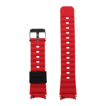 VOLTE-TEL VT117 ΛΟΥΡΑΚΙ ΡΟΛΟΓΙΟΥ ΣΙΛΙΚΟΝΗΣ SPORT SAMSUNG WATCH 6/6 CLASSIC/5/5 PRO/4/4 CLASSIC/3 BLACK-RED
