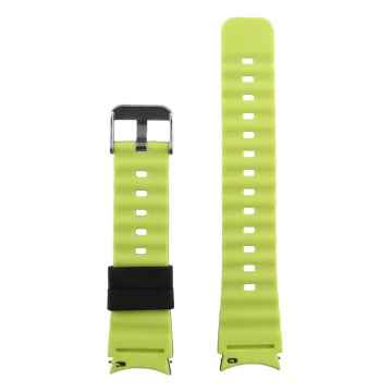 VOLTE-TEL VT117 ΛΟΥΡΑΚΙ ΡΟΛΟΓΙΟΥ ΣΙΛΙΚΟΝΗΣ SPORT SAMSUNG WATCH 6/6 CLASSIC/5/5 PRO/4/4 CLASSIC/3 BLACK-LIME GREEN