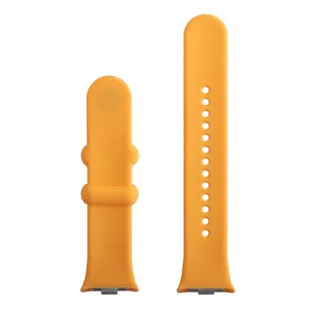 VOLTE-TEL VT119 ΛΟΥΡΑΚΙ ΡΟΛΟΓΙΟΥ ΣΙΛΙΚΟΝΗΣ XIAOMI REDMI WATCH 4/SMART BAND 8 PRO YELLOW