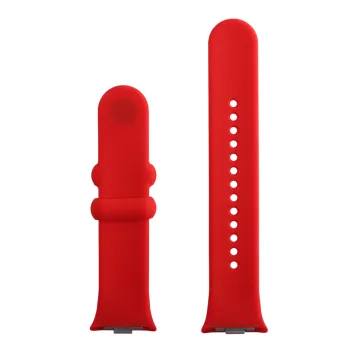 VOLTE-TEL VT119 ΛΟΥΡΑΚΙ ΡΟΛΟΓΙΟΥ ΣΙΛΙΚΟΝΗΣ XIAOMI REDMI WATCH 4/SMART BAND 8 PRO RED