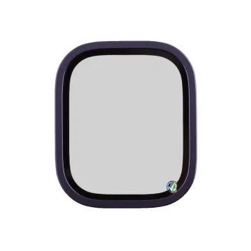 VOLTE-TEL 3D TITANIUM TEMPERED GLASS APPLE WATCH ULTRA 2 49mm 1.92in 0.30mm FULL COVER DARK PURPLE