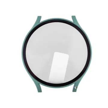 VOLTE-TEL PC EDGE COVER TEMPERED GLASS SAMSUNG WATCH 7 44mm 1.5in 9H 0.30mm WITH KEY 3D FULL GLUE FULL COVER GREEN
