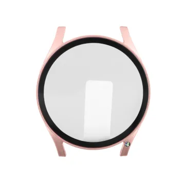 VOLTE-TEL PC EDGE COVER TEMPERED GLASS SAMSUNG WATCH 7 40mm 1.3in 9H 0.30mm WITH KEY 3D FULL GLUE FULL COVER ROSE GOLD