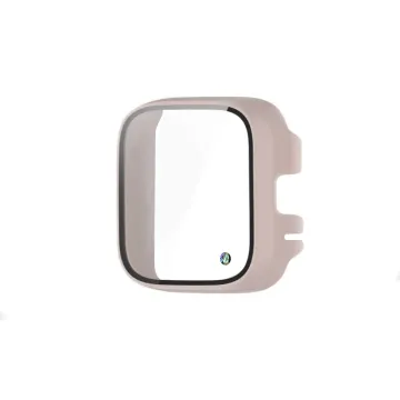 VOLTE-TEL PC EDGE COVER TEMPERED GLASS XIAOMI REDMI WATCH 3 ACTIVE 1.75in 9H 0.30mm WITH KEY 3D FULL GLUE FULL COVER PINK