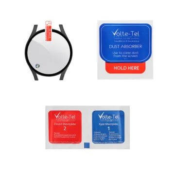VOLTE-TEL PC EDGE COVER TEMPERED GLASS XIAOMI WATCH 2 47mm 1.43in 9H 0.30mm WITH KEY 3D FULL GLUE FULL COVER BLACK