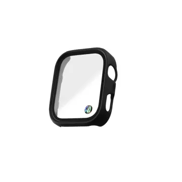VOLTE-TEL PC EDGE COVER TEMPERED GLASS HUAWEI WATCH FIT 4 PRO 45mm 1.82in 9H 0.30mm WITH KEY 3D FULL GLUE FULL COVER BLACK