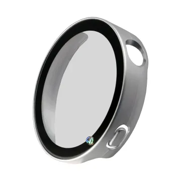 VOLTE-TEL PC EDGE COVER TEMPERED GLASS HUAWEI WATCH GT 6 41mm 1.32in 9H 0.30mm 3D FULL GLUE FULL COVER SILVER