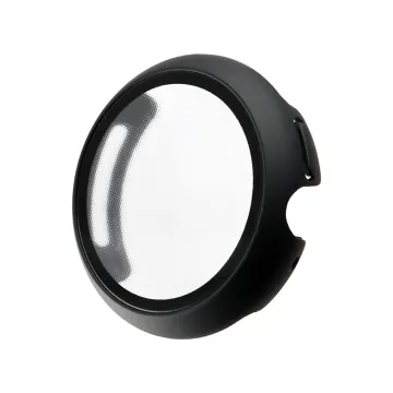 VOLTE-TEL PC EDGE COVER TEMPERED GLASS GOOGLE PIXEL WATCH 4 41mm 1.2in 9H 0.30mm 3D FULL GLUE FULL COVER BLACK