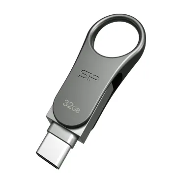 SILICON POWER USB - TYPE C FLASH DRIVE 32GB USB 3.2+OTG C80 SP032GBUC3C80V1S