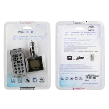 FM TRANSMITTER VOLTE-TEL VT892B BLUETOOTH CarKit Caller ID 10pcs