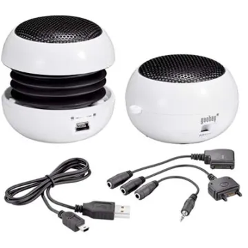 MULTIMEDIA SPEAKER SOUNDBALL ΑΣΠΡΟ+ADAPTOR S.ER.K750/N.7210/V66