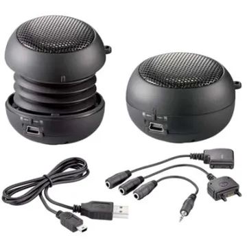 MULTIMEDIA SPEAKER SOUNDBALL ΜΑΥΡΟ+ADAPTOR S.ER.K750/N.7210/V66