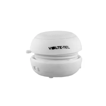 MULTIMEDIA SPEAKER VOLTE-TEL VT-150B MINI WHITE 4 ADAPTORS