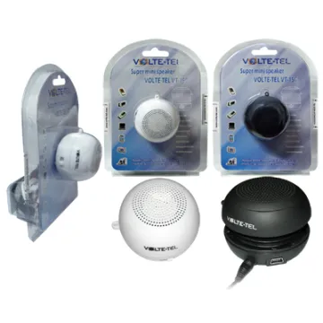 MULTIMEDIA SPEAKER VOLTE-TEL VT-150B MINI 5 BLACK + 5 WHITE
