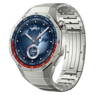 SMART WATCH HUAWEI GT 5 PRO 46MM 1.43in 55020DKB ΑΔΙΑΒΡΟΧΟ TITANIUM GR