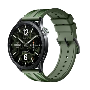 SMART WATCH XIAOMI S5 46MM 1.48in (BHR08IXGL) BT V 5.4 ΑΔΙΑΒΡΟΧΟ ΜΕ ΠΑΛΜΟΓΡΑΦΟ GREEN GW