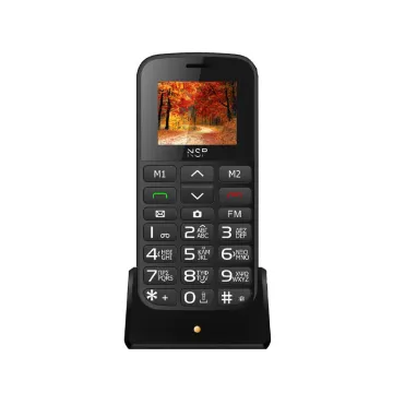ΚΙΝΗΤΟ ΜΕ ΠΛΗΚΤΡΑ NSP 2000DS 2G 1.8in DUAL SIM 32MB/32MB RADIO-MP3/MP4 SOS BUTTON BLACK/RED + HANDS FREE GR