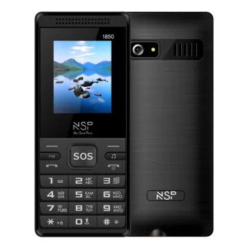 ΚΙΝΗΤΟ ΜΕ ΠΛΗΚΤΡΑ NSP 1850DS 2G 1.8in DUAL SIM 32MB/32MB RADIO-MP3/MP4 SOS BUTTON BLACK + HANDS FREE GR