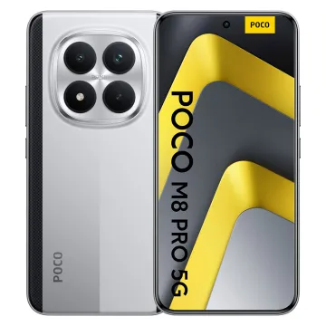 ΚΙΝΗΤΟ XIAOMI POCO M8 PRO 5G 6.83in 12GB/512GB DUAL SIM NFC SILVER GW