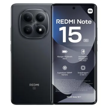 ΚΙΝΗΤΟ XIAOMI REDMI NOTE 15 5G 6.77in 6GB/128GB DUAL SIM NFC BLACK GW