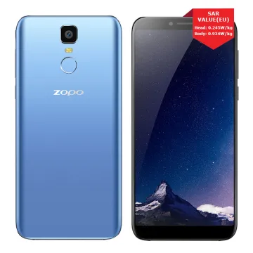 ΚΙΝΗΤΟ ZOPO FLASH X2 ZP1795 4G 5.99in DUAL SIM 2GB/16GB BLUE VGR + SCREEN PROTECTOR + HANDS FREE
