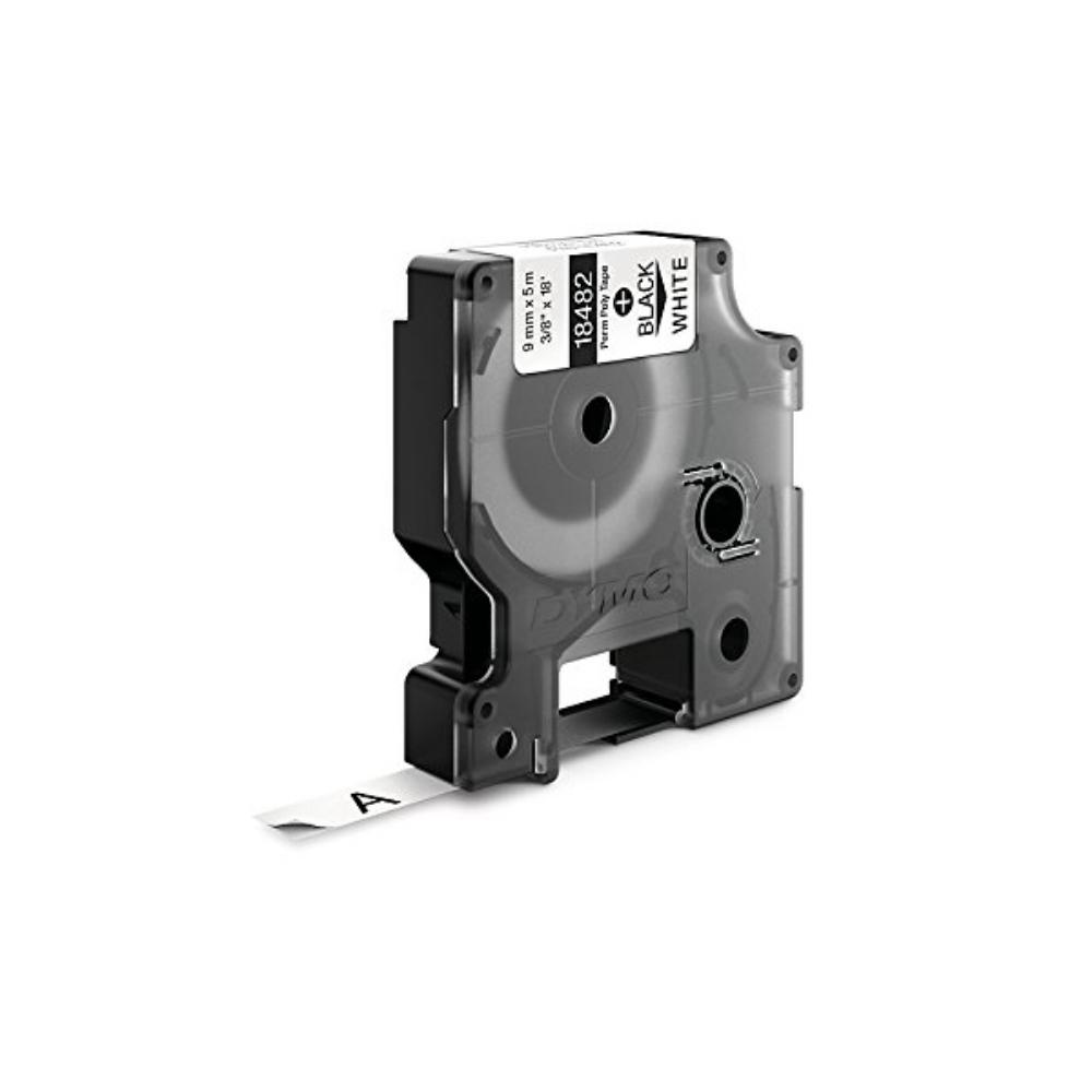 Ταινία Ετικετογράφου DYMO Ind Rhino Tape Permanent Polyester Black On Metallic 12mm (S0718180) (DYM18486)
