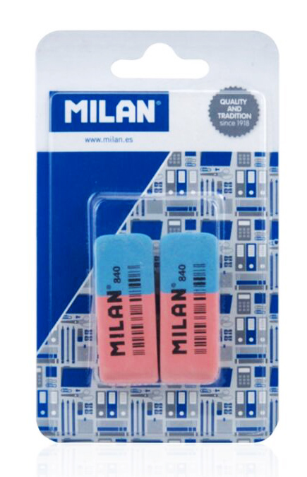 MILAN γόμα 445 BMM10099MP, τρίγωνη 40 x 40 x40 x 6mm, σετ 3τμχ