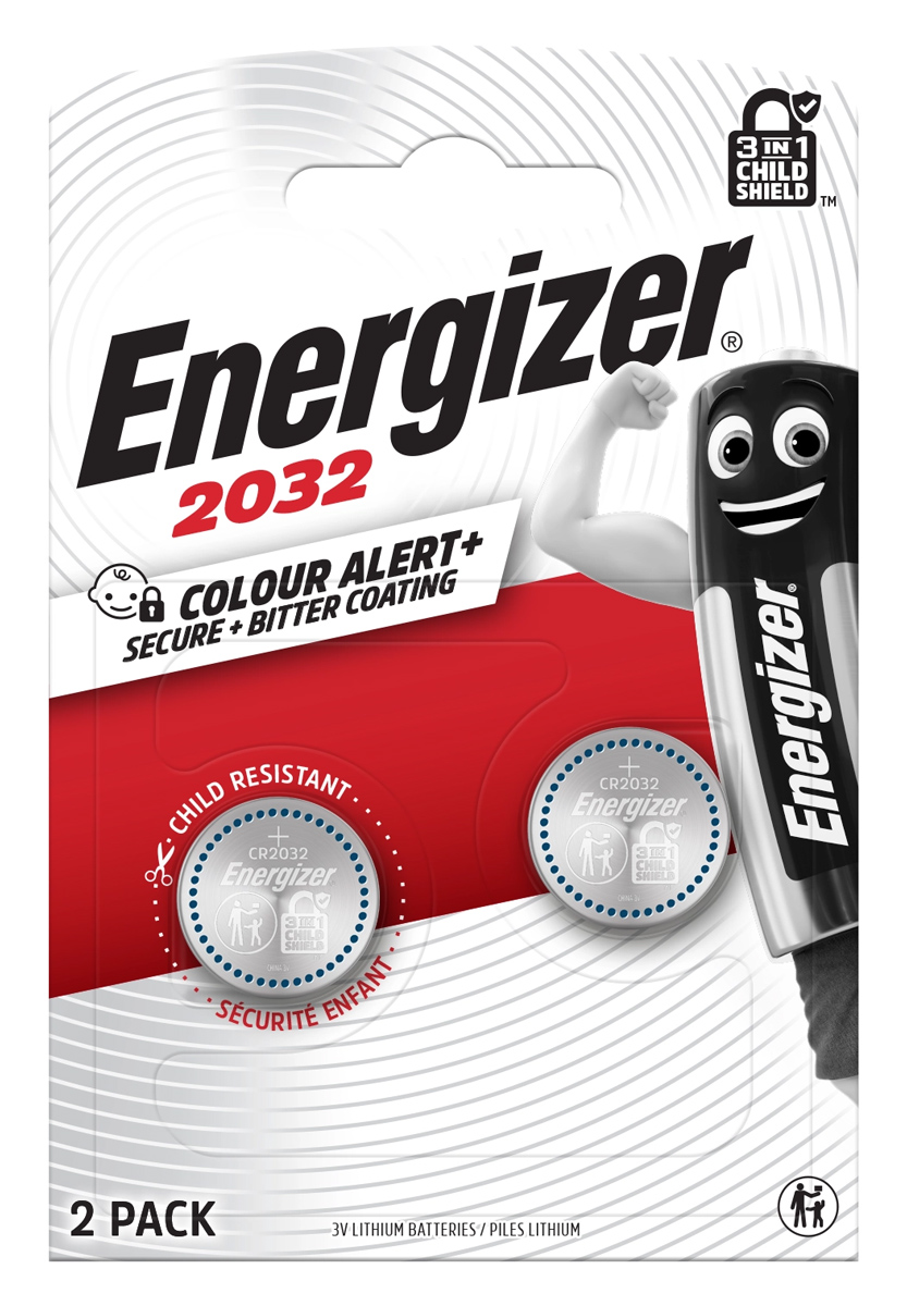 ENERGIZER μπαταρία λιθίου, CR2032, 3V, 2τμχ