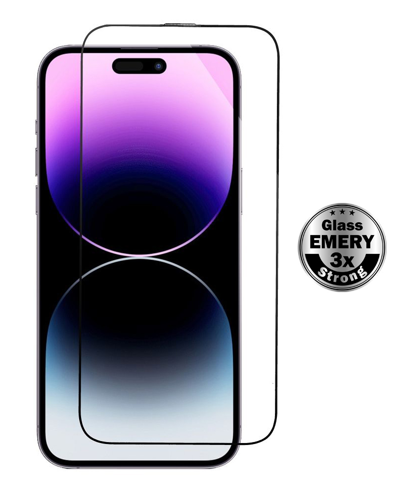 POWERTECH tempered glass Emery 5D TGC-0754 για iPhone 16 Pro, full glue
