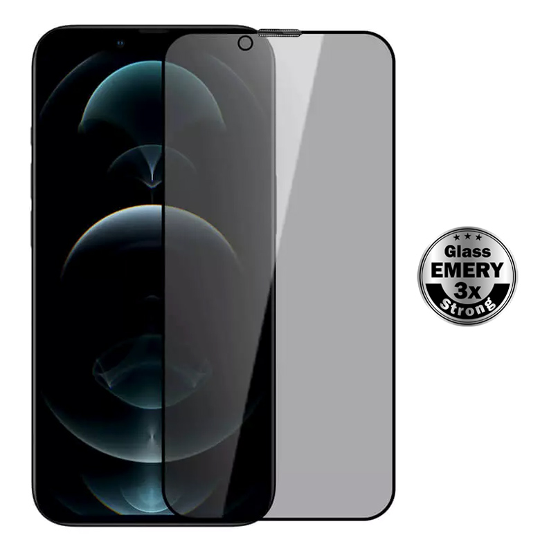 POWERTECH tempered glass Emery Private 5D TGC-0773 για iPhone 15 Plus, full glue