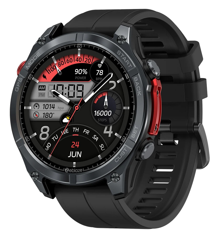 ZEBLAZE smartwatch Vibe 8 με φακό, heart rate, 1.43