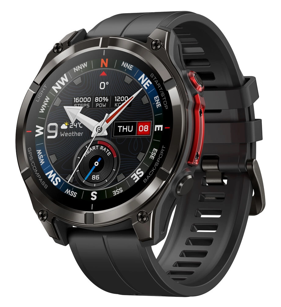 ZEBLAZE smartwatch Stratos 4 Pro με φακό, heart rate, 1.43
